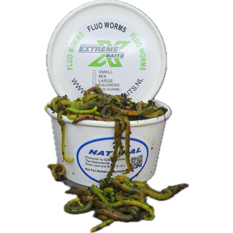 Fluo Worm Groot Natural Fluo Worm Groot Natural